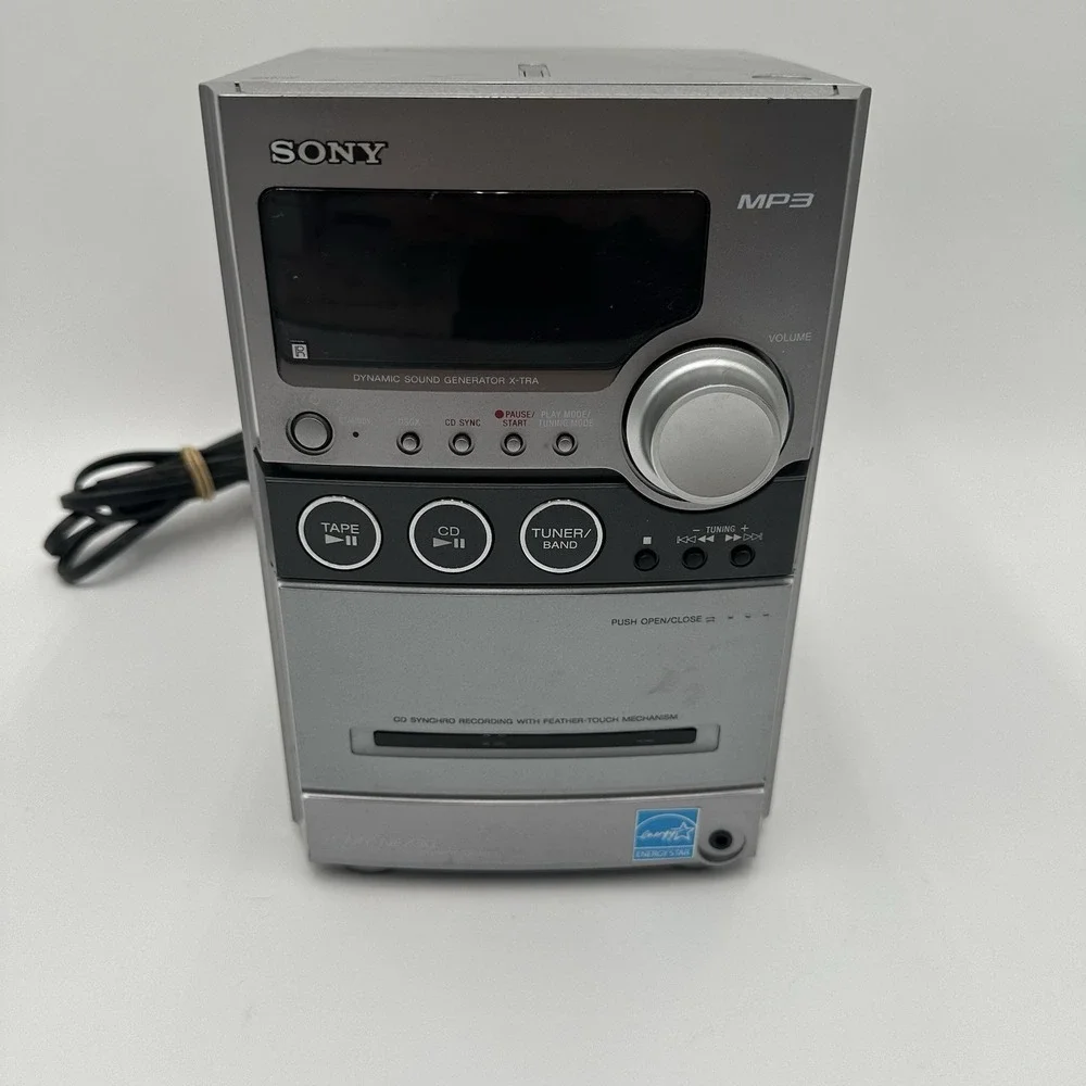 Sony HCD-NEZ30 Shelf Stereo Receiver CD Player AM/FM Radio 45W OEM Turns On